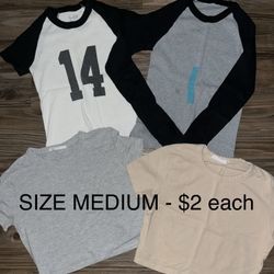 Womens XS/S Tops & Shorts Various Prices