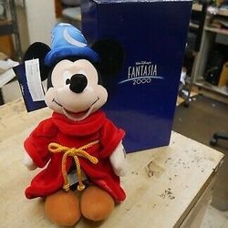 Walt Disney's Fantasia 2000 14" The Sorcerer's Apprentice Mickey Mouse Doll Box