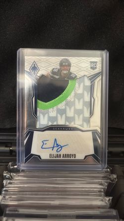Elijah Arroyo Seahawks RC Auto Patch Card/199