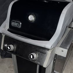 Super Sleek Design Weber Compact Spirit Two Burner Grey And Silver BBQ Grill Propane