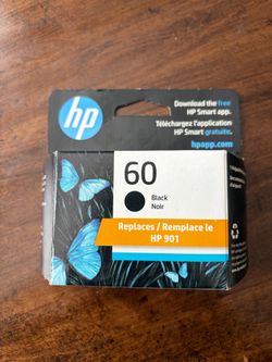 HP #60 Black Printer Ink