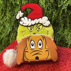 Grinch and Max Loungefly Mini Backpack (LIMITED EDITION AND RETIRED)