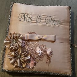 Quince (15) Bible and Photo Album In Pink.