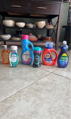Tide, Downy, Unstopables, Palmolive OXY, Softsoap