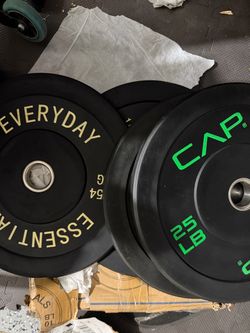 Weights set- pair of 25lbs and pair of 10lbs