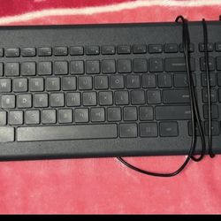 Wire keyboard & wireless mouse