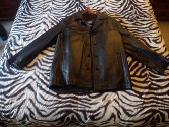 Selling this leather jacket.