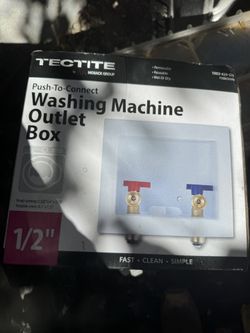 Laundry Box W Valves