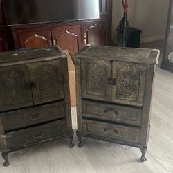 Metal Finish Lamp Tables