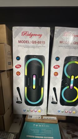 Ridgeway QS-8815 Bluetooth Party Speaker + Karaoke Mic
