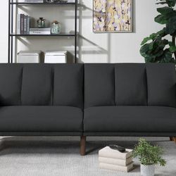 Brand New Black Futon Sofa Sleeper