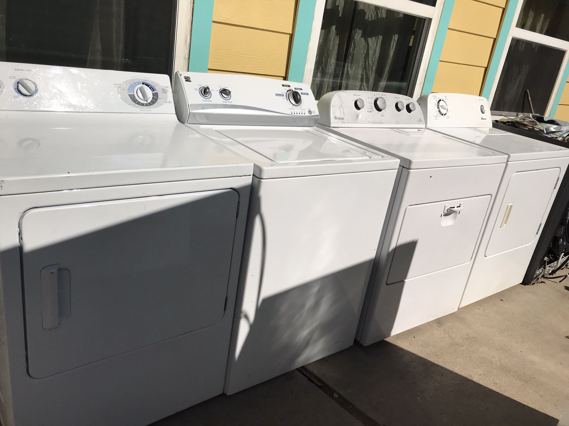 We sell dryers and washers for a good price. for Sale in Houston, TX