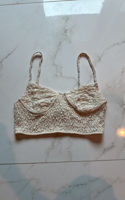 ZARA Bralette - Cream Color - Size Small