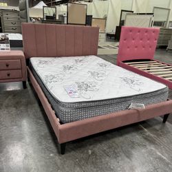 FULL BED FRAME WITH MATTRESS 