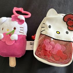A Mini Hello Kitty Toy Backpacks