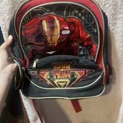 Iron Man Backpack For Children 