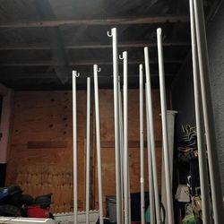 Poles To Hang Plugs And Tarps