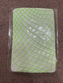 New Neon Yellow Green Rhinestones Me Stockings Fishnet Rave Raver Festival Lingerie Outfit 