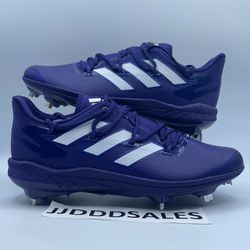 Adidas Adizero Afterburner 8 Team Purple Metal Baseball Cleats H00980 Men Sizes