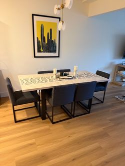 West Elm 74” Dining Table
