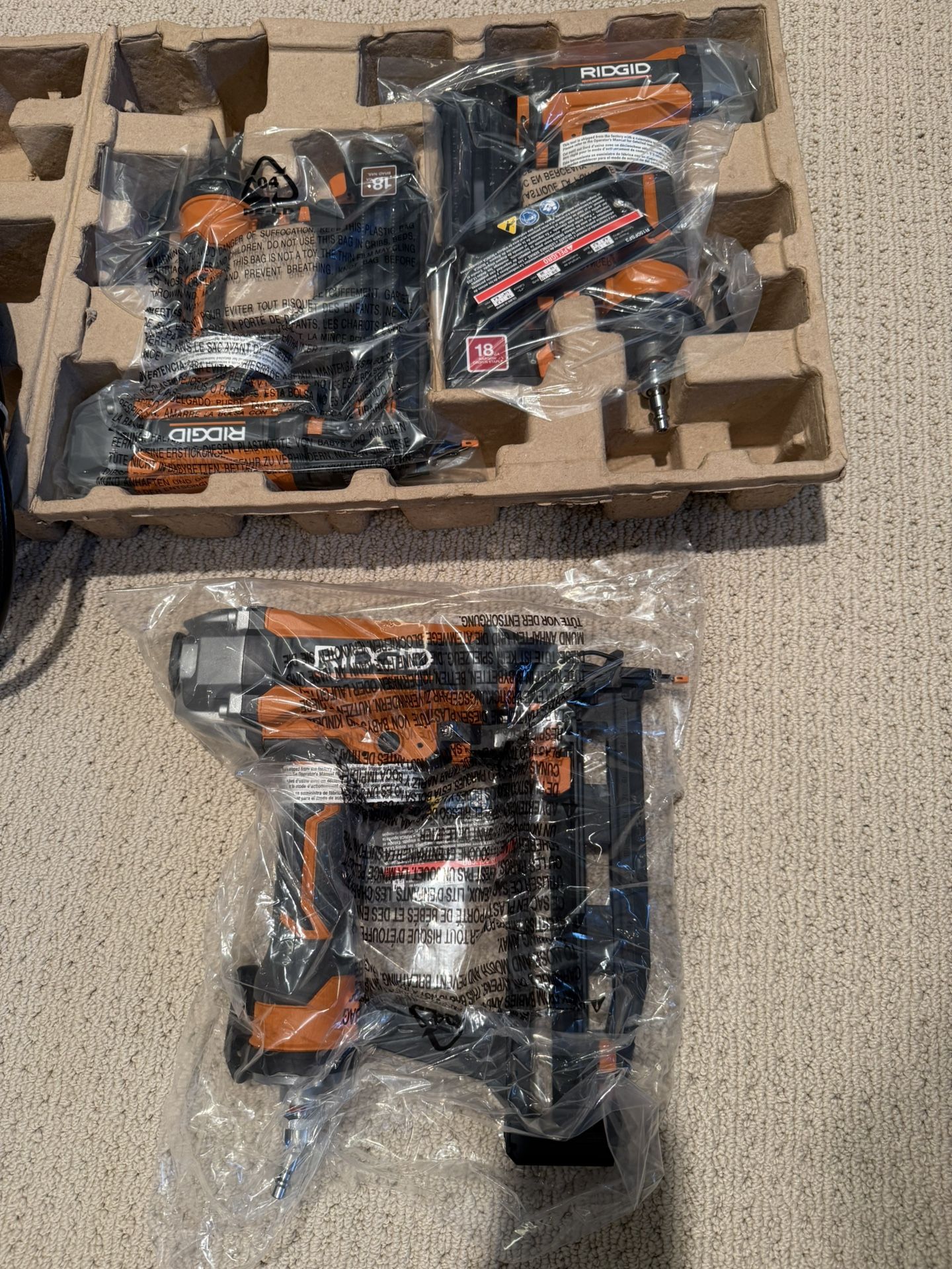 Rigid Nail Guns NEW 3 Of Them