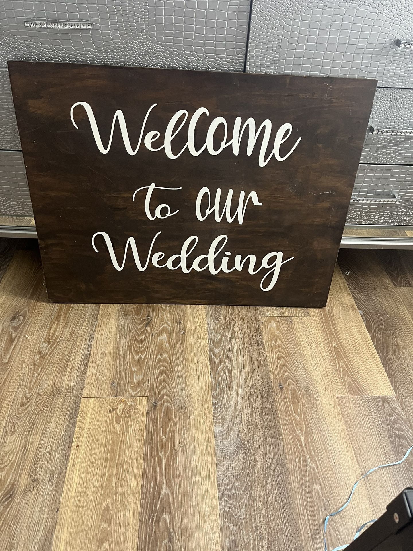 Wedding Wood Sign
