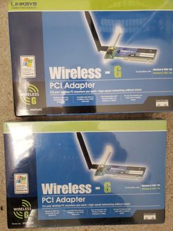 Linksys WIRELESS PCI DESKTOP CARD MAKE YOUR DESKTOP HAVE WIRELESS ACCESS