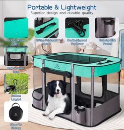 Foldable puppy play pen