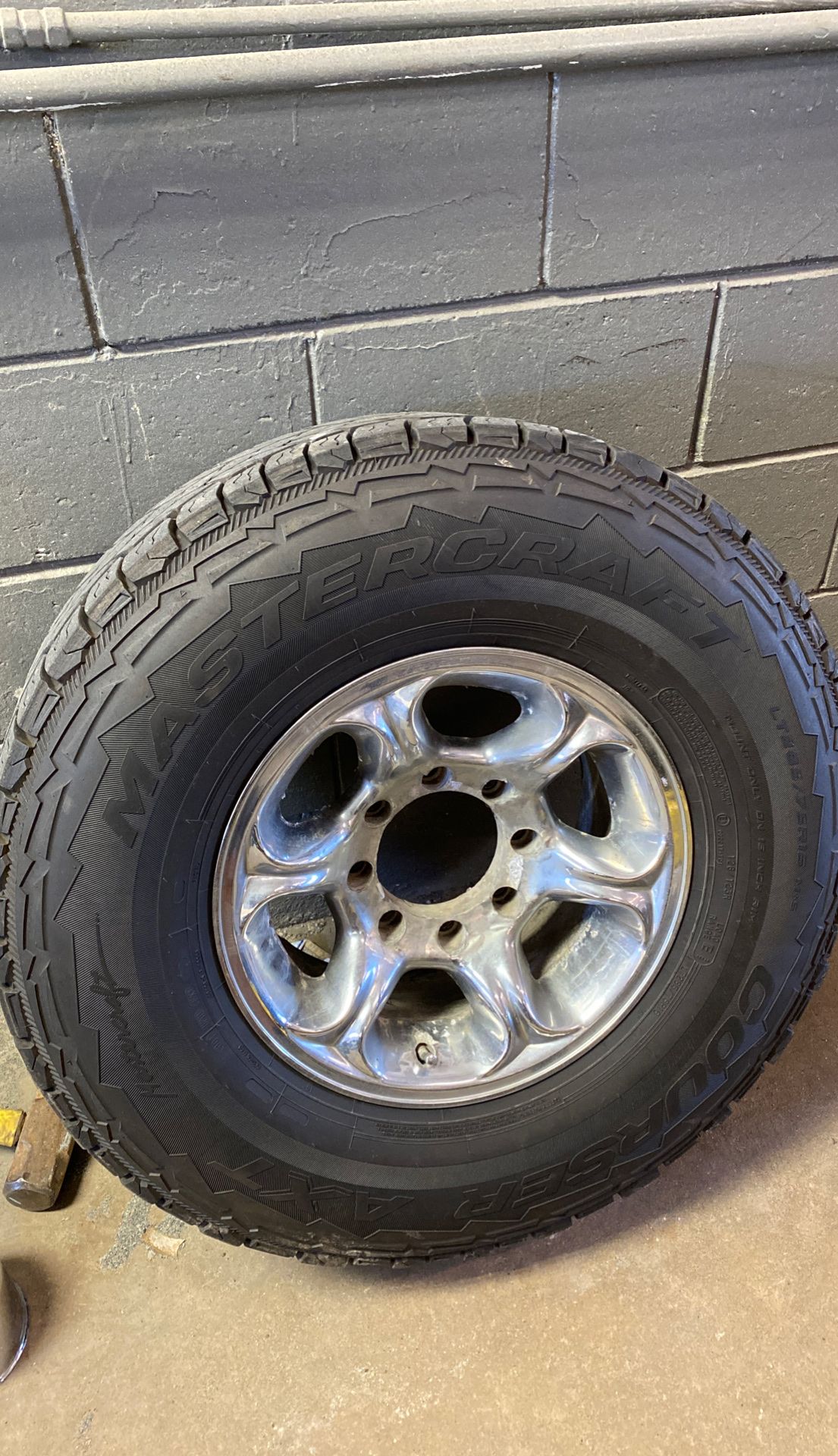 16” wheels with Master craft tires for 95 f250