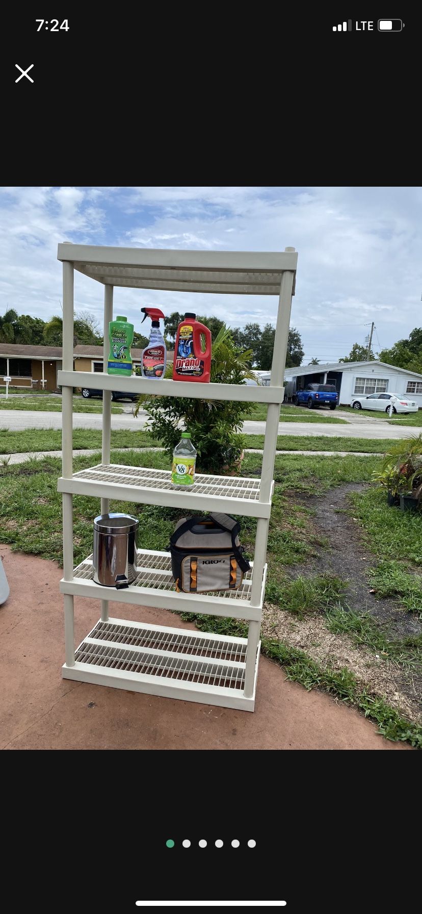 5 Tier Shelf Organizers For Garage, Storage, Laundry, Or Backyard