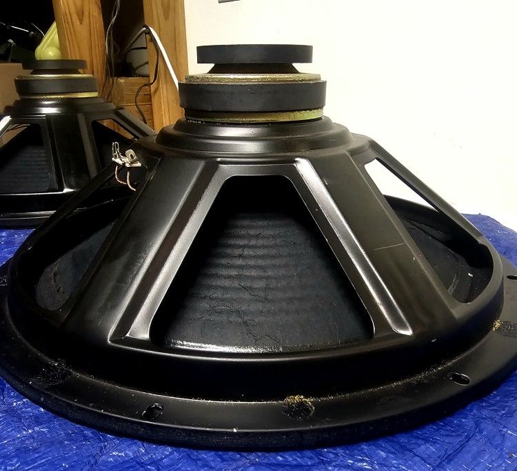 Pair Of 15" Kenwood Subwoofers JL-707 Series