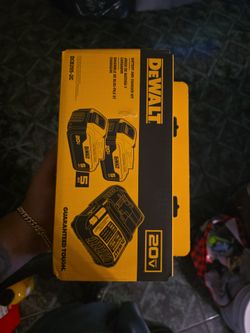 DEWALT 20-V 2-Pack Lithium-ion Battery and Charger (5 Ah)