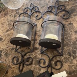 Two Wall Candle Holders