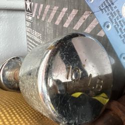 10.lbs Single Dumbbell Chrome 