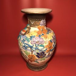 Embossed vase