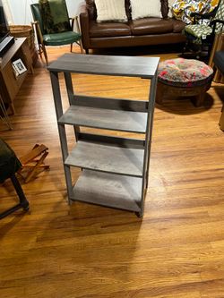 Gray shelf