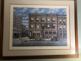 Antique cola cola limited edition picture