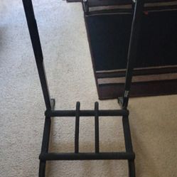 Guitar Stand On Stage For 3 Electric Guitars