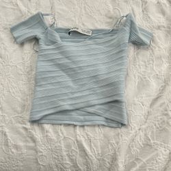 Petite Off The Shoulder Shirt