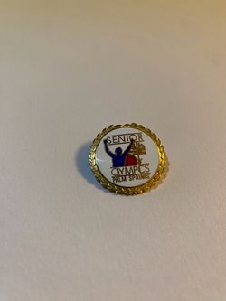 Senior Olympics Palm Springs lapel pin