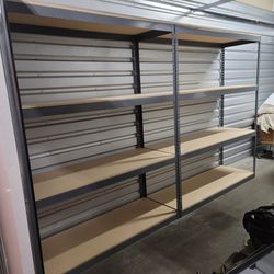 Storage Shelving New 72 in W x 24 in D Boltless Garage Shed Steel Boltless Racks Stronger Than Homedepot Costco Lowes Delivery & Assembly Available 
