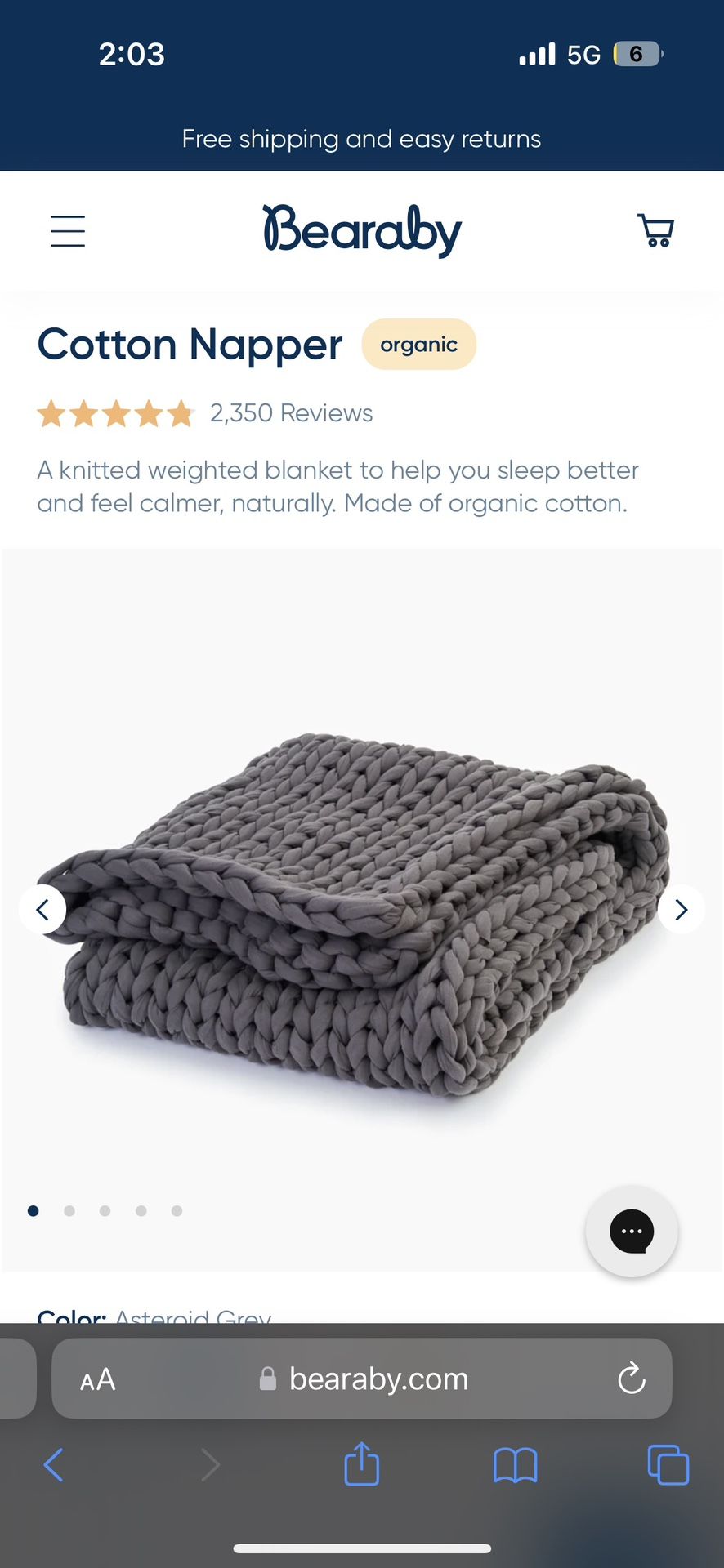 Weighted Blanket Bearaby