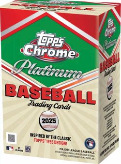 2025 Topps Chrome Platinum Blaster Box