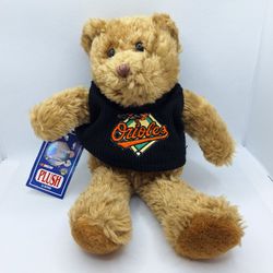 Vintage Baltimore Orioles Teddy Bear by Hunter MLB 10" Plush Stuffed Animal Toy NWT
