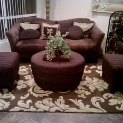 ❤️ MACY'S - EGGPLANT PURPLE SOFA [Pillows not included]