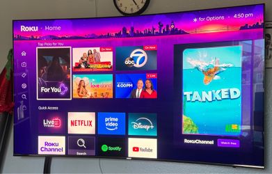 Samsung 65 inch curved TV