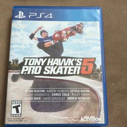 Tony Hawk's Pro Skater 5 (Sony PlayStation 4, PS4) in Case