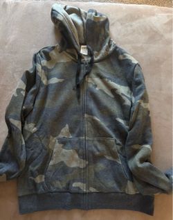 Victoria's Secret PINK Camo Zip-Up Hoodie