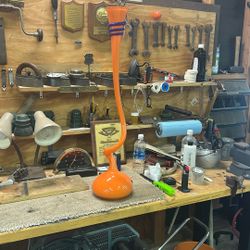 Makora Krosno corkscrew vase