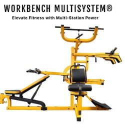 POWERTEC WORKBENCH MULTISYSTEM, Yellow, 4-Station/24+  Exercises 